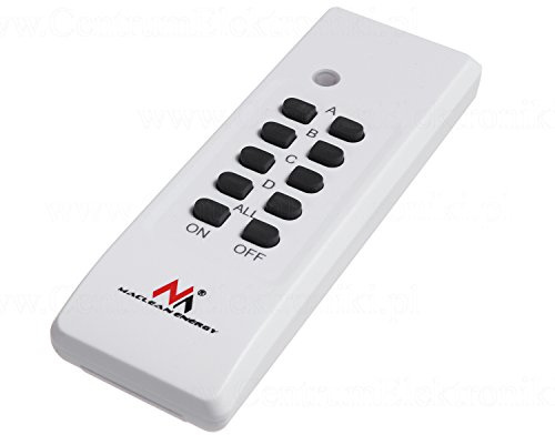 Maclean Télécommande pour prises télécommandées - 3600 W max - Compatible avec les prises télécommandées Maclean MCE151 et MCE153