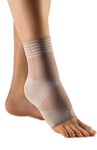 Bort Zweizug Knöchelstütze Knöchel Fuß Bandage Stütze, anatomisch, hautfarben, L