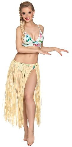 Boland - Hawaii Rock Raffia, One Size, Länge 40 cm, Beachparty, Hawaiiparty, Poolparty, Sommerfest