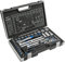 Högert Technik - Cassetta Attrezzi, Set Attrezzi, Valigetta Attrezzi, Set Utensili, Kit Attrezzi, Chiavi a Bussola, Punte e Accessori 1/4, 1/2, Meccanismo a Cricchetto 72 Denti - HT1R470, 60 Pezzi