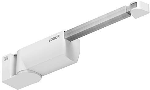 Elektronischer Funk-Türantrieb für Innentüren eDoor, mit Funk-Handsender, für Links-Anschlag Weiß