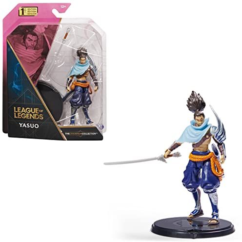 League of Legends - 10cm Yasuo Actionfigur mit Schwert und Ausstellungssockel