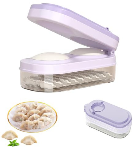3 in 1 Dumpling Maker, Multifunctional Manual Ravioli Press Molds Machine, Baking Pastry Pasta Kitchen Gadgets for Dumplings Pierogi, Gyoza, Turnovers, Spring Roll Wrapper (02)