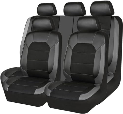 FAMAQ Auto Sitzbezüge Sets für Buick Lacrosse 1.Generation 2004 2005 2006 2007 2008,Vordersitze Rückbank Allwetter Bequem Atmungsaktiv Innenraum Zubehör,A/Black