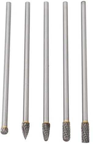 Hartmetall-Frässtift-Set, Langer Griff, Hartmetall-Frässtift-Set, Legierungs-Laufrad-Polierwerkzeug Zum Anfasen, Schleifen, Gravieren (6 * 8mm)