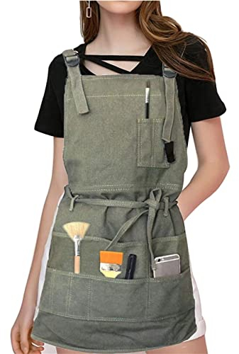 LJHSSNUE Werkzeugschürze Schürze Künstler-Garten-Overall Schürze Neutraler Maler Malerei Art.-Nr Schürze für Männer