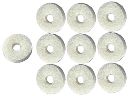 rockible 10x Filz Scheiben Kissen, Reparatur Werkzeug Zubehör, Musical Instruments Zubehör Filz Pads, Euphonium