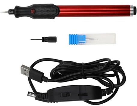 Elektrischer Gravurstift, USB, Einstellbare Geschwindigkeit, Tragbar, Mini-Elektrogravierer, Ideal für die Herstellung von Metall, Holz, Glas, Schmuck