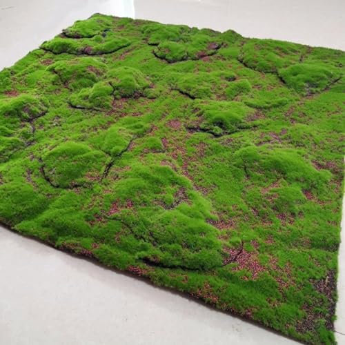 HynJGih Erba sintetica sintetica Tappetino Di Muschio Artificiale, Tappeto Di Erba Di Muschio Di Simulazione 1x1m Muschio Finto for La Decorazione Del Patio Del Giardino Domestico Prato da giardino na