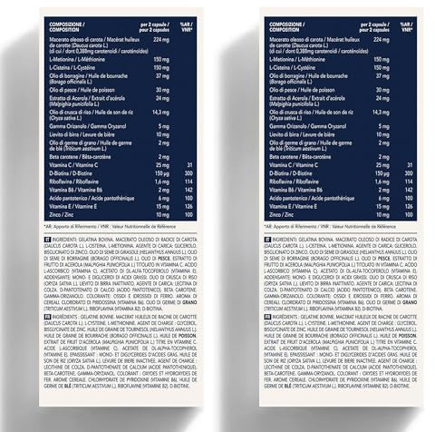 4 MESI DI TRATTAMENTO 240 Capsule (2 x 120) di Phytophanere - Integratore Alimentare per Capelli e Unghie Fortificante Naturale - Riacquistano FORZA, CRESCITA e VOLUME