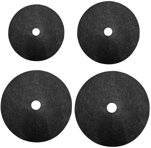Jingmiger 40 Pièces Anneaux De Paillage, Anneau De Paillis, Tapis De Protection Contre Les Mauvaises Herbes, pour Lutter Contre Les Mauvaises Herbes, Protection des Racines des