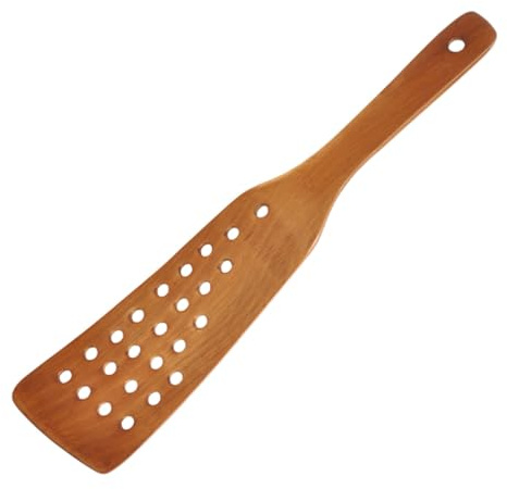 Zerodeko Wooden Spatula for Cooking Non-Stick Spatula Kitchen Gadget Wooden Cookware Stir-Fry Shovel Easy to Clean Kitchen Cooking Utensil and Dining Room