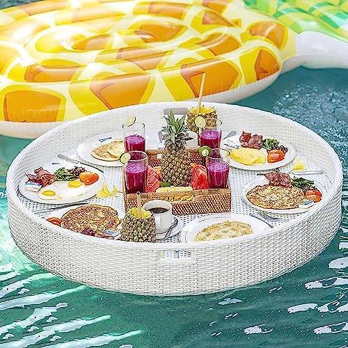 CVNIMV Plateaux de Service flottants pour Table de Bar 60 cm/80 cm Plateau Flottant de Luxe