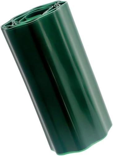 40 cm Rasenkante, Flexible Rasenkante Kunststoff, Beeteinfassung Mähkante Palisade Gartenbeet Gartendekoration für Rasen, Blumenbeete und Wege, Grün