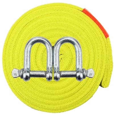 Cuerda De Remolque De Coche Fluorescente De 3 Toneladas Correa De Tracción para Vehículo Resistente De 3 Metros Cable De Remolque De Recuperación De Emergencia De Alta Resistencia Equipo De