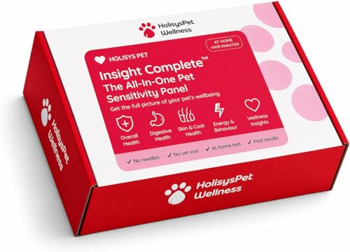 Pet Sensitivity Test Kit for Dogs & Cats – Full Body Sensitivity & Wellness – At-Home Hair-Based Analysis – Supports Digestion, Skin, Energy & Overall Balance – Holisys Insight Complete™