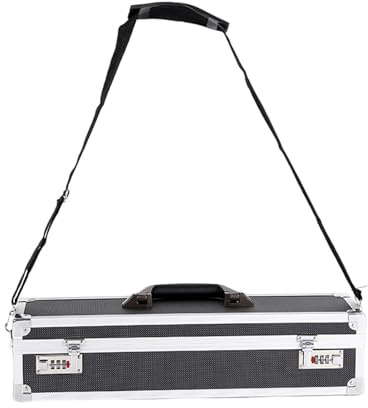 lmoikesz Boîte à Outils Multifonction en Aluminium avec Serrure sécurisée, conçue pour Une Gestion et Un Transport efficaces des Couteaux. Doublure en Mousse.