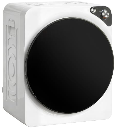 HOMCOM Vented Tumble Dryer, 5kg Wet Laundry/3kg Dry Capacity, 1000W, White