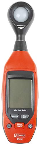 RS PRO RS-92 Luxmeter mit Silizium-Fotodiode, bis 40000lx, 0,1 lx, ±5%