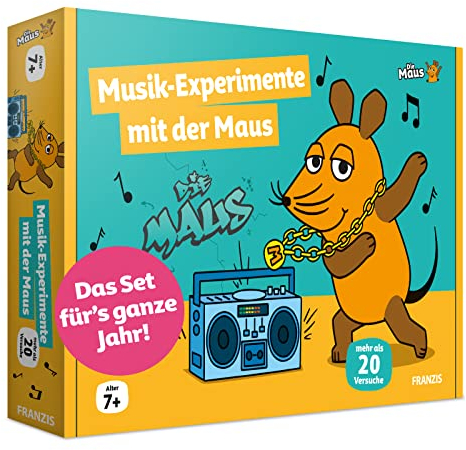 FRANZIS 67229 - Musik-Experimente mit der Maus, 20 Versuche für Ferien und Freizeit rund um das Thema Musik, empfohlen ab 7 Jahren