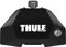Thule Evo Fixpoint Foot For Vehicles Four-pack Black Black One-Size, Única