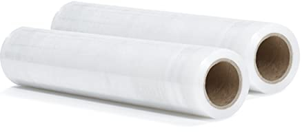 RAGO® Emballage déménagement Film à palette 2 unités 150m Film déménagement Film emballage transparent Film étirable plastic wrap I Rouleau emballage Colis 150 m