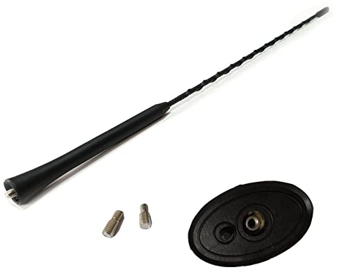 VHEUHZ Antenas Radio Estéreo con Base 16/40cm Antena de Techo de Coche Compatible con Ford Mondeo Focus C-MAX Fiesta Kuga Transit 1087087