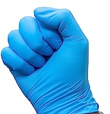 Protect Best BODYGUARD Exam Nitrile Gloves, Food Safe Rubber Gloves, Cleaning Gloves, Cooking Gloves, 4 Mil, 100 Ct, S-XL (Large)