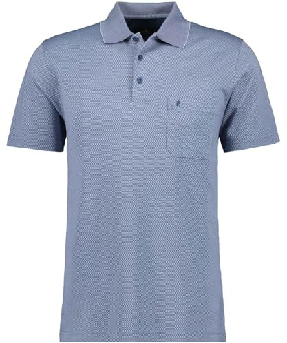 RAGMAN Herren Softknit-Polo Fishnet