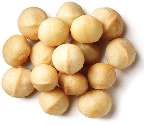 Noci Macadamia 100% Naturali Sgusciate Intere Crude Grandi [500g]. Noci di prima qualità - LANDERNUTS