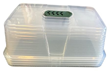 Tamersgifts Propagator Lids Gravel Tray Seed Trays Small Medium (5 Propagator Cover Lid Medium 38cm)
