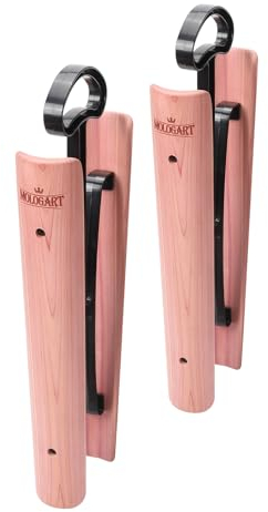 MOLOGART Zeder Stiefelbaum oder Shaper für Cowboystiefel Damen Hohe Stiefel, Helles Mahagoni, 46 EU