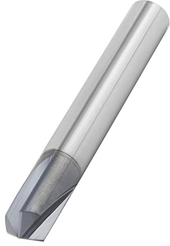 3 Schneidiger Fasen Schaftfräser, 120 Grad V Nut Fräser CNC Fräser Set zum Schnitzen und Anfasen (D8*120°*60L)