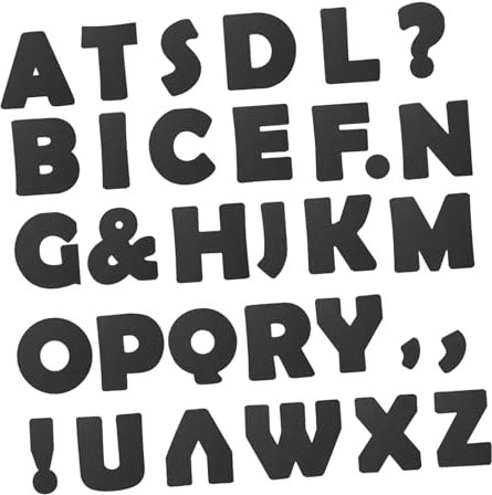 CAXUSD 150stücke Pappbuchstaben Ausgeschnittene Buchstaben Für Pinnwände Alphabet Papierbuchstabenausschnitte Dekorative Buchstaben Für Pinnwände Pinnwand-alphabet