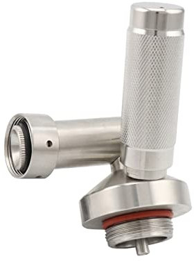 RLVYTA Heimbrausystem Edelstahl Bierhahn Homebrew Keg Growler Spear Stickstoff Kaffeehahn Heimbrau-Sets(Spear ss Cap)