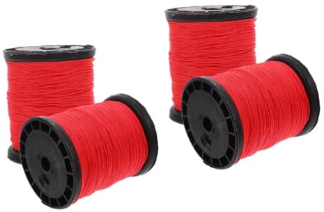 Uonlytech 4rollen Nylon Schnur Für Bauarbeiten Robuste Strapazierfähige Konstruktionsschnur Aus Nylon Für Gartenarbeit Handwerk Und Mehr Für Mauerwerksprojekte Und -aktivitäten