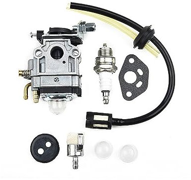 Genérico carburador para desbrozadora para Kawasaki TH23 TH26 TH34 23CC 25CC 26CC 33CC 35CC Kits de carburador para bujía para Enchufe Filtro de Combustible Tubo Flexible carburador Kit Carburador