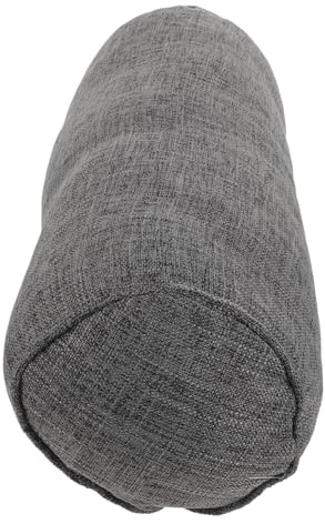 LOORGVEL Almohada Cilíndrica para Cuello 15x15x40 Cm, Espuma Gruesa, Diseño Ergonómico, Soporte Cervical, Uso para Oficina y Descanso en Casa, Cojín Lumbar Versátil
