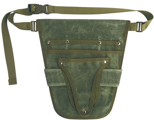 Gardening Tool Waist Bag Belt Waterproof Garden Tool Apron with Pocket Hanging Pouches for Men Women Adjustable Aprons Heavy Duty Gardening Kit