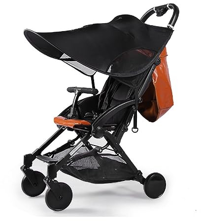 EIMSOAH Sombrilla para Cochecito de bebé, Protección UPF 50+, Funda para Cochecito de bebé a Prueba de Agua con Dosel Ajustable, para Sombrilla Universal para de