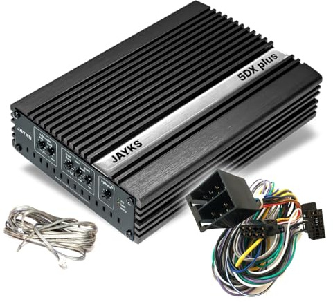 MEDIADOX Auto/KFZ Plug & Play Upgrade Verstärker/Endstufe + Kabel Set 5DX-Plus von JAYKS kompatibel mit Mazda