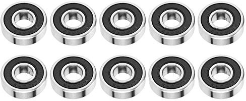10 Stücke Rillenkugellager HighSpeed Sealed Ball Bearings 6000-2rs 10x26x8mm 039x102x031 Inch for Machinery Equipment