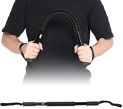 Power Twister Bar 20-60 kg Espansore torace a molla Espansore a braccio Allenatore Tirare Esercitatore per braccio Esercitatore muscolare(20kg) Ricambio