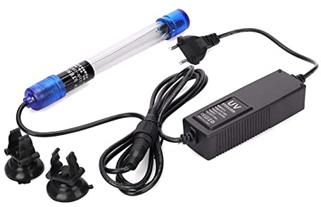KUIDAMOS Tauchbares Licht UV Sterilisator Aquarien zur Unterwasser Sterilisation, Wasser Desinfektion und Abtöten von Grünalgen und Bakterien(13W)
