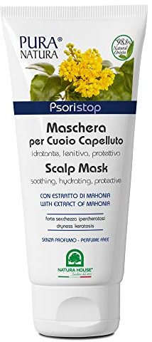 Natura House PSORISTOP Maschera Cuoio Capelluto Lenitiva - Elimina Desquamazione e Prurito - 98,8% Naturale - 200ml