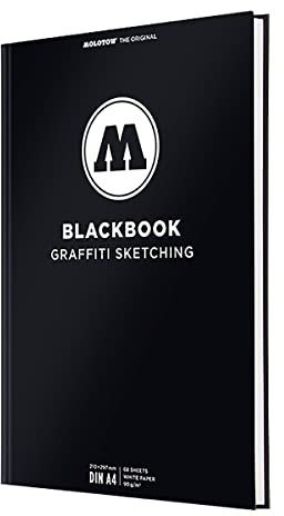 Molotow Blackbook A4 hoch, Graffiti Sketching 68Blatt 90g