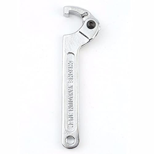 TopHomer Chiave a C, 51-121 mm, chiave a gancio regolabile, cromo vanadio