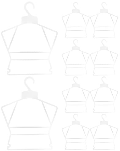 Zerodeko 10 Piezas Percha para Traje De Niños Modelo del Cuerpo Humano Colgador De Ropa para Niños Perchas para Ropa De Niños Perchas Niños Estante del Traje De Baño Siamés Bebé El Plastico
