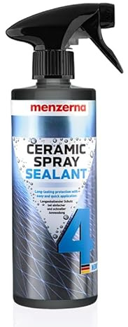 Menzerna Ceramic Spray Sealant Protection Lackversiegelung auf SiO2 Basis Sprühglanz Auto Schnellwachs mit Glanz und Apberleffekt 0.5L