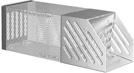 trampas para ratas, trampa para ratones de circulación continua Jaula trampa for ratones continua de una sola puerta, jaula for ratones de malla de hierro for el hogar, jaula for ratones humanizada fo
